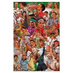 Affiche des joueurs de tennis légendaires