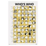 Affiche Snoopy Who's Who