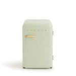 Create Frigorífico Una Puerta Retro Compacto 107L ECO Friendly R600a Verde/Madera F