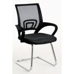 Sillas De Escritorio - Silla Confidente Midi - Negro Sillas De Escritorio - Silla Confidente Midi - Negro