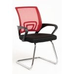 Sillas De Escritorio - Silla Confidente Midi - Rojo Sillas De Escritorio - Silla Confidente Midi - Rojo