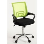 Sillas De Escritorio - Silla Midi Pro - Verde Y Negro Sillas De Escritorio - Silla Midi Pro - Verde Y Negro