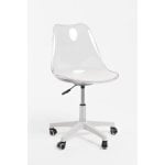 Sillas De Escritorio - Silla Neo Transparente - Blanco