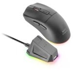 Souris optique sans fil Mars Gaming MM-T3 RGB Bluetooth 5.0 14 400 DPI, commutateurs Huano, noire