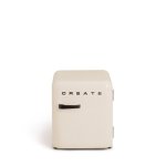 Create Frigorífico Retro Mini 48L Gas R600a Beige/Negro F
