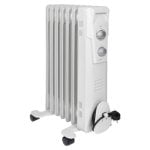 Ölradiator Clatronic RA 3735 7 Rippen 1500 W Weiß Ölradiator