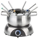 Fondue Clatronic FD 3783 Acero Inoxidable 1,2 L Termostato 8 personas