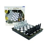 Jogo de Xadrez Harry Potter, Tabuleiro Magnético Dobrável, 32x32 cm, Portátil, Arrumação Interior