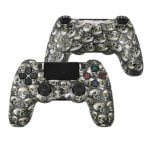 Gamepad Bluetooth Compatible PS4 PC PS2 PS3 Batería 600mAh Vibración Dual Antideslizante Skull Gamepad Bluetooth Compatible PS4 PC PS2 PS3 Batería 600mAh Vibración Dual Antideslizante Skull
