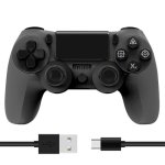 Mando inalámbrico Bluetooth Compatible PC/PS2/PS3/PS4 Vibración Dual Batería 600mAh Antideslizante Mando inalámbrico Bluetooth Compatible PC/PS2/PS3/PS4 Vibración Dual Batería 600mAh Antideslizante