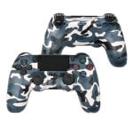 Kinsi Mando inalámbrico compatible PS4 Bluetooth Doble Motor Vibración 600mAh Antideslizante Camuflaje Kinsi Mando inalámbrico compatible PS4 Bluetooth Doble Motor Vibración 600mAh Antideslizante Camuflaje