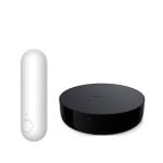 Aqara Hub M2 Smart Home Hub WiFi/Bluetooth/Zigbee 3.0 Nero + Sensore wireless per porte e finestre Aqara P2 Bianco Aqara Hub M2 Smart Home Hub WiFi/Bluetooth/Zigbee 3.0 Nero + Sensore wireless per porte e finestre Aqara P2 Bianco