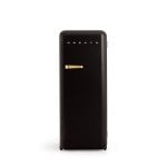 Create Frigorífico Una Puerta Retro 281L 150cm R600a Negro/Oro D