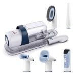 Pente de Tosquia Comelec SM7569 3 Níveis de Sucção 5 Acessórios Azul Branco Muito Silencioso Pente de Tosquia Comelec SM7569 3 Níveis de Sucção 5 Acessórios Azul Branco Muito Silencioso