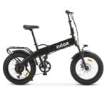 E-Bike Nilox NXEBX10BK 250 W 70 km Reichweite Shimano 6-Gang LCD Display Faltrad