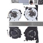 Ventilador Cpu + Gpu Para Portátil Hp Pavilion 15-cx 15-cx0060tx Tpn-c133 Dc28000garc