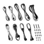 Kit de Cables CableMod Classic ModMesh C-Series Corsair RMi RMx Negro/Blanco 18AWG UL Kit de Cables CableMod Classic ModMesh C-Series Corsair RMi RMx Negro/Blanco 18AWG UL