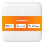 Controlador IR Montado en pared SwitchBot Hub Mini Wi-Fi Compatible Alexa Google Assistant ABS Blanco