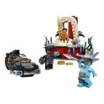 LEGO Marvel Conjunto Sala do Trono do Rei Namor 76213 Minifiguras do Escaramuçador Submarino Shuri Attuma Rei Namor LEGO Marvel Conjunto Sala do Trono do Rei Namor 76213 Minifiguras do Escaramuçador Submarino Shuri Attuma Rei Namor