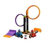 LEGO City Spinning Stunt Challenge Set 60360 2 motos de cascade et 2 figurines