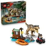 LEGO Jurassic World 76975 Conjunto River Run e T. rex, 199 peças, para maiores de 5 anos