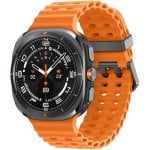 Samsung Galaxy Watch Ultra LTE 47mm AMOLED Titan Grau Orange One Size 4G GPS IP68 10ATM