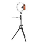 Trípode Celly CLICKGHOSTUSB Aro de Luz Regulable 190cm Imán Magnético USB 1,14kg Negro