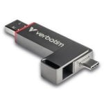 Memoria USB Verbatim Dual QuickStick 128GB USB Type-A/USB Type-C 510MB/s Gris Memoria USB Verbatim Dual QuickStick 128GB USB Type-A/USB Type-C 510MB/s Gris