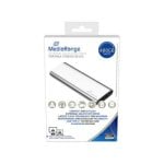 SSD MediaRange MR1102 480 GB M.2 USB Typ C 3.2 Gen 2 450 MB/s Silber SSD MediaRange MR1102 480 GB M.2 USB Typ C 3.2 Gen 2 450 MB/s Silber