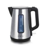 Bouilloire Emerio WK-122829 1,7 L 2200 W Noir Acier Inoxydable Indicateur de Niveau d'Eau Sans Fil Bouilloire Emerio WK-122829 1,7 L 2200 W Noir Acier Inoxydable Indicateur de Niveau d'Eau Sans Fil