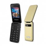 Mobiltelefon Energizer E282SC Gold Klapphandy Dual SIM 2 MP Kamera 1400 mAh Akku