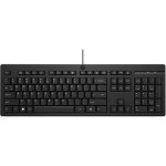 Teclado HP 125 USB Alámbrico Completo 100% Negro Cable 1.8m