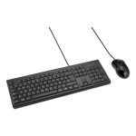 Kits de Clavier et Souris Kensington KM100 EQ USB Alámbricos Noir avec Fonction anti-éclaboussures Kits de Clavier et Souris Kensington KM100 EQ USB Alámbricos Noir avec Fonction anti-éclaboussures