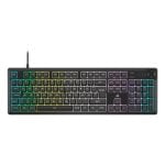 Teclado Corsair CH-9226C65-PT QWERTY Membrana RGB Completo Portugués Gaming USB Negro Teclado Corsair CH-9226C65-PT QWERTY Membrana RGB Completo Portugués Gaming USB Negro
