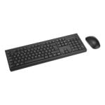Kit teclado y ratón inalámbrico Kensington KM270 EQ recargable QWERTY negro resistente derrames