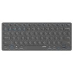 Teclado Rapoo E9600M Mini Bluetooth 5.0 Multimodo Negro Aluminio QWERTY Teclado Rapoo E9600M Mini Bluetooth 5.0 Multimodo Negro Aluminio QWERTY