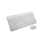 Tastiera Wireless Bluetooth Logitech 920-011032 con Mouse Incluso Bianco QWERTY