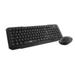 Teclado mecánico inalámbrico T'nB KBSCFIRSTES QWERTY completo con ratón óptico 1000 DPI Negro