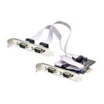 Placa Série PCIe StarTech PEX4S232485 4 Portas DB9 RS-232/422/485 ESD TAA
