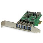 Tarjeta PCI Express StarTech 7 Puertos USB 3.2 Gen 1, Perfil Bajo/Completo, UASP, SATA Alimentada Tarjeta PCI Express StarTech 7 Puertos USB 3.2 Gen 1, Perfil Bajo/Completo, UASP, SATA Alimentada