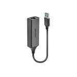 Adaptador Ethernet Lindy 43298 USB 3.2 Gen 1 Gigabit Aluminio Prata Adaptador Ethernet Lindy 43298 USB 3.2 Gen 1 Gigabit Aluminio Prata