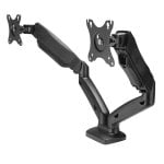 Monitor Halterung Lindy 40706 Doppelarm Schwarz 6,5 kg 17-27 Zoll Monitorhalterung Monitor Halterung Lindy 40706 Doppelarm Schwarz 6,5 kg 17-27 Zoll Monitorhalterung