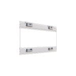 Steelcase Roam Wall Mount Surface Hub 2S 85" Grau Weiß Wandhalterung