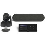 Sistema de videoconferencia Logitech Solution Google Medium Cat5e 4K Ultra HD 15x Grafito Sistema de videoconferencia Logitech Solution Google Medium Cat5e 4K Ultra HD 15x Grafito