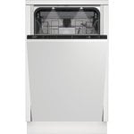 Lavavajillas Beko BDIS38040A Integrado 10 cubiertos 45dB 3 cestas Inox LED