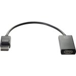 Adaptador HP DisplayPort a HDMI True 4K Macho/Hembra 38g Negro Negocios