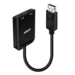 DisplayPort Lindy 38433 2 x HDMI Rechtswinkliger Stecker DisplayPort HDMI 2.0 4K30Hz
