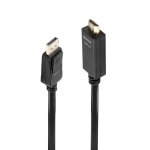Cavo DisplayPort Lindy 36922 2m DP a HDMI 4K 30Hz Maschio-Maschio Oro Nero
