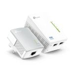 Powerline TP-Link TL-WPA4220 KIT 600Mbps 3 Puertos Fast Ethernet Wi-Fi 4 OFDM Blanco