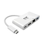 Adaptateur USB-C Tripp Lite U444-06N-HGU-C HDMI, USB 3.0, Recharge PD 60W, Blanc Adaptateur USB-C Tripp Lite U444-06N-HGU-C HDMI, USB 3.0, Recharge PD 60W, Blanc